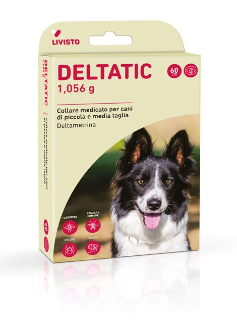 Deltatic 2 Collari 60 Cm 1.056 Gr Cani 0-25 Kg