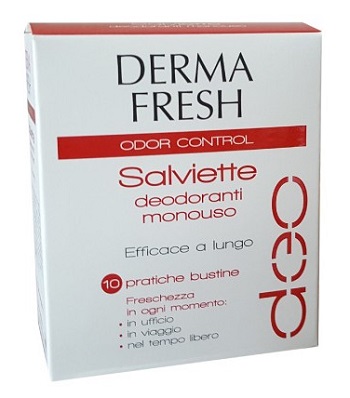 Derma Fresh Odor Control 10 Salviette