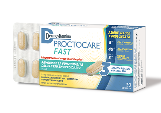 Dermovitamina Proctocare Fast Integratore Alimentare 30 Capsule
