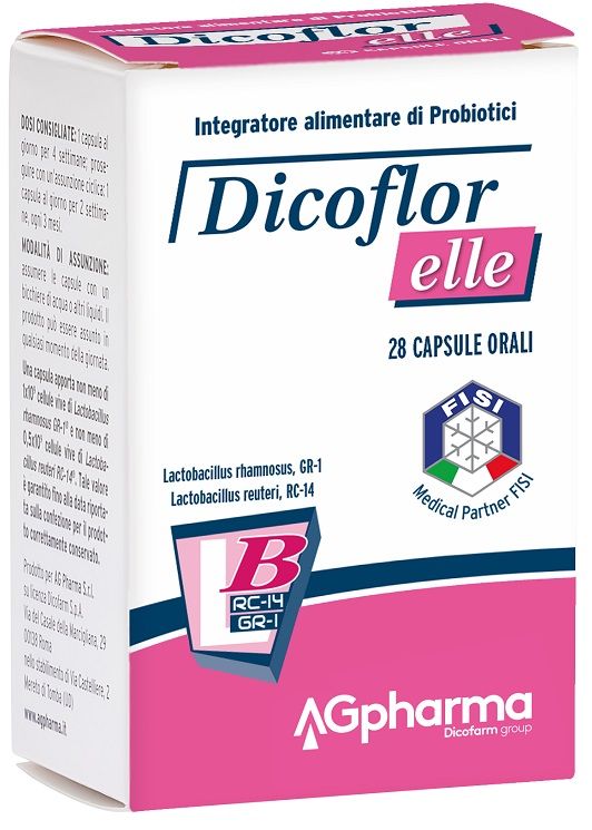 Dicoflor Elle Integratore Alimentare Di Probiotici 28 Capsule