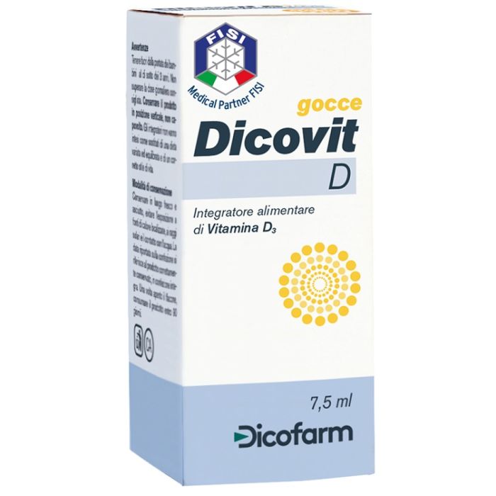 Dicovit D Integratore Alimentare Vitamina D3 Gocce