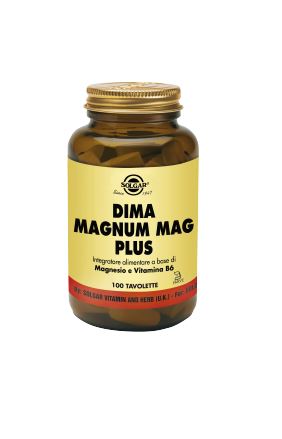 Solgar  Dima Magnum Mag Plus Integratore Alimentare 100 Tavolett