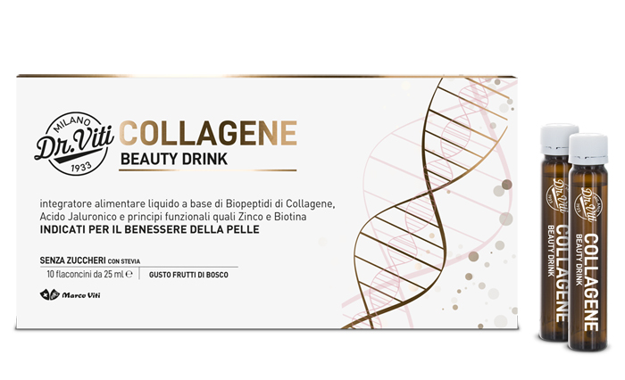 Marco Viti Collagene Beauty Drink Integratore 10 Flaconi