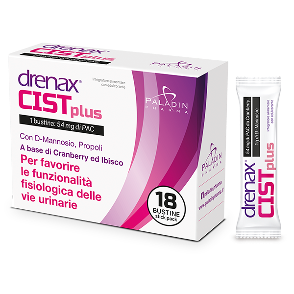 Drenax Forte Cist Plus Integratore Alimentare 18 Stick