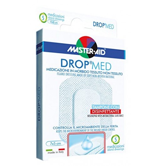 Master Aid Dropmed Autoadesivo Cerotto 7x5 Cm 5 Pezzi