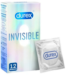 Durex Invisible Preservativi 12 Pezzi