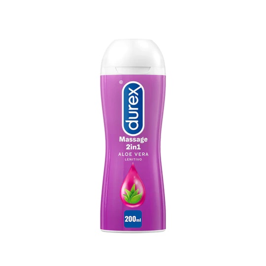 Durex Massage 2 In 1 Aloe Vera Flacone Da 200 Ml