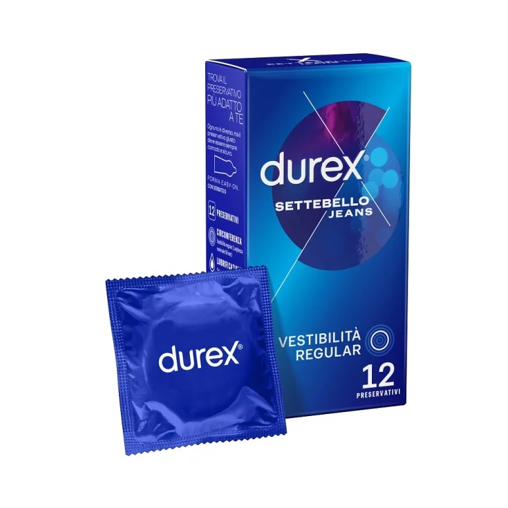 Durex Settebello Jeans Preservativi 12 Pezzi