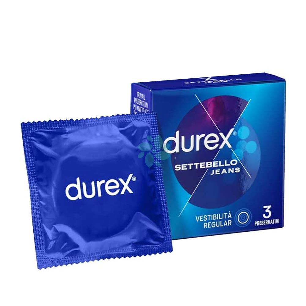 Durex Settebello Jeans Preservativi 3 Pezzi