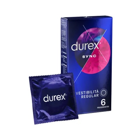 Durex Sync Preservativi 6 Pezzi