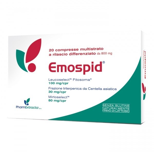 Emospid Contro Emorroidi E Ragani Anali 20 Compresse