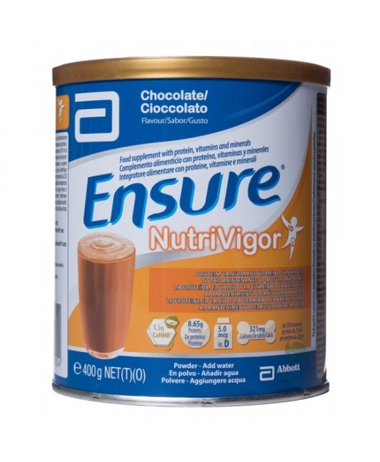 Ensure Nutrivigor Cioccolato Integratore Alimentare 400 G