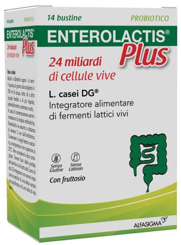 Enterolactis Plus Polvere Integratore Alimentare 14 Bustine