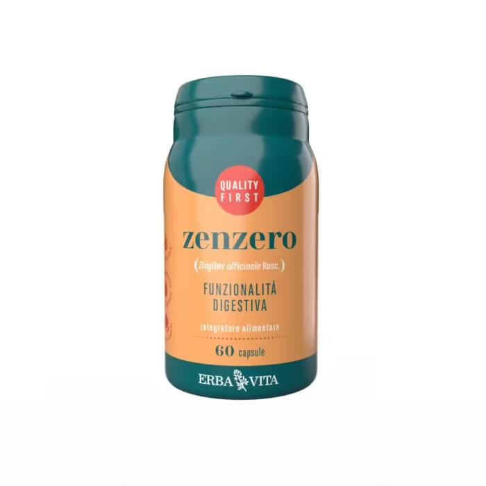Erba Vita Zenzero Zingiber Officinale 60 Capsule