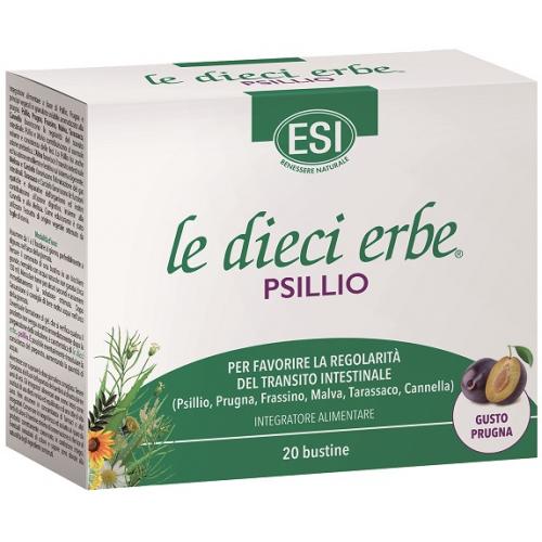 Esi Le Dieci Erbe Psillio Integratore Alimentare 20 Bustine