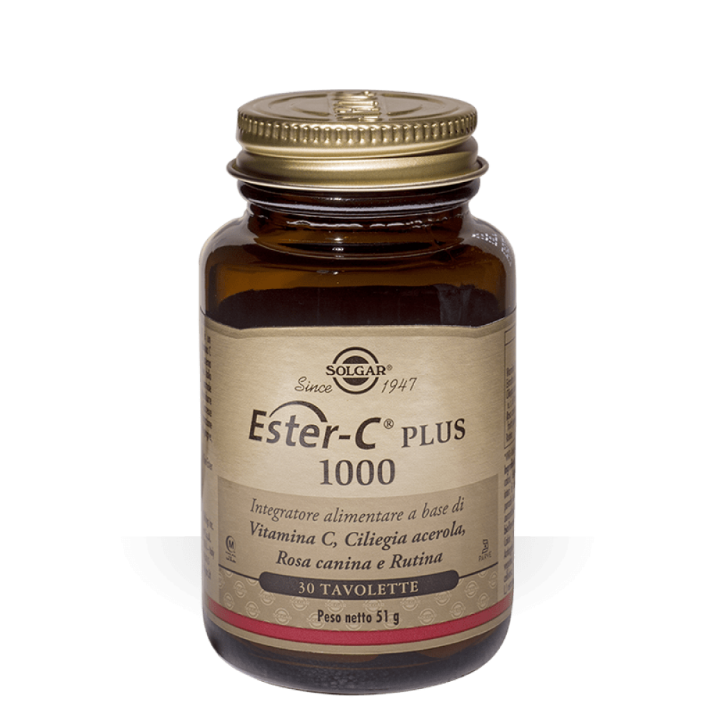Solgar Ester C Plus 1000 Integratore Alimentare 30 Tavolette