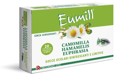 Eumill Gocce Oculari Camomilla Hamamelis Euphrasia 20 Flaconi
