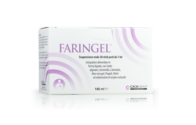 Faringel Plus 20 Stick Pack 7 Ml