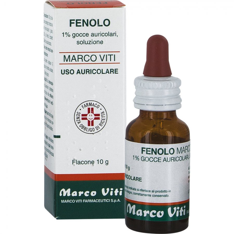Marco Viti Fenolo Gocce Auricolari 1% 10 G
