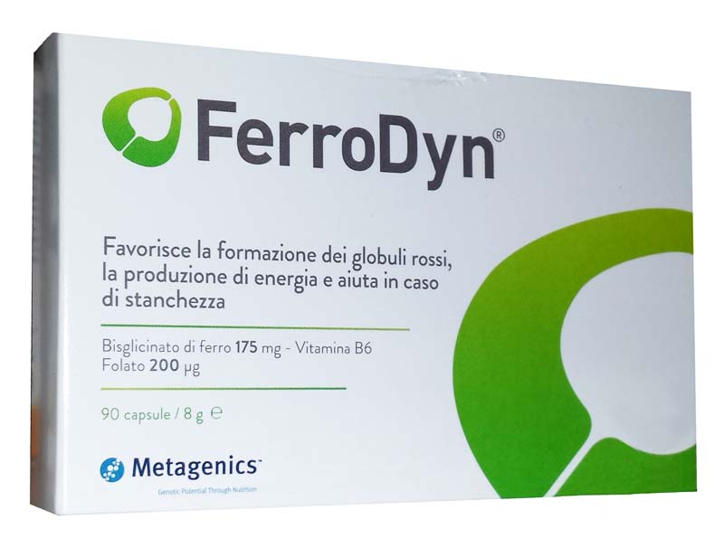 Metagenics Ferrodyn Integratore Alimentare 90 Capsule