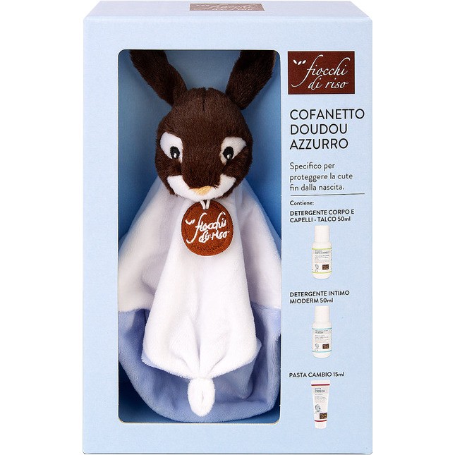 Fiocchi Di Riso Cofanetto Doudou Bimbo Blu