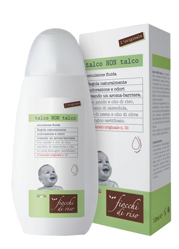 Fiocchi Di Riso Talco Non Talco Emulsione Fluida 120 Ml