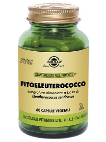 Solgar Fitoeleuterococco Integratore Alimentare 60 Capsule