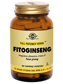 Solgar Fitoginseng Integratore Alimentare 50 Capsule
