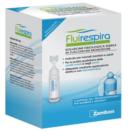Fluirespira soluzione fisiologica 30 flaconcini a € 6,44 su Farmacia  Pasquino