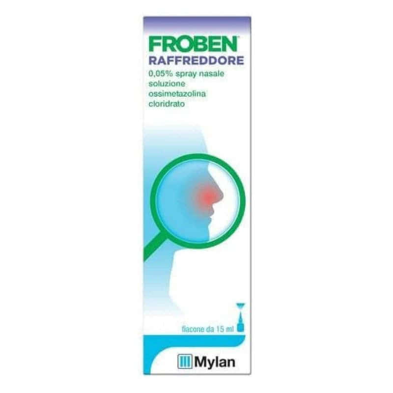 Froben Raffreddore Spray Nasale Per Naso Chiuso Flacone Da 15 Ml