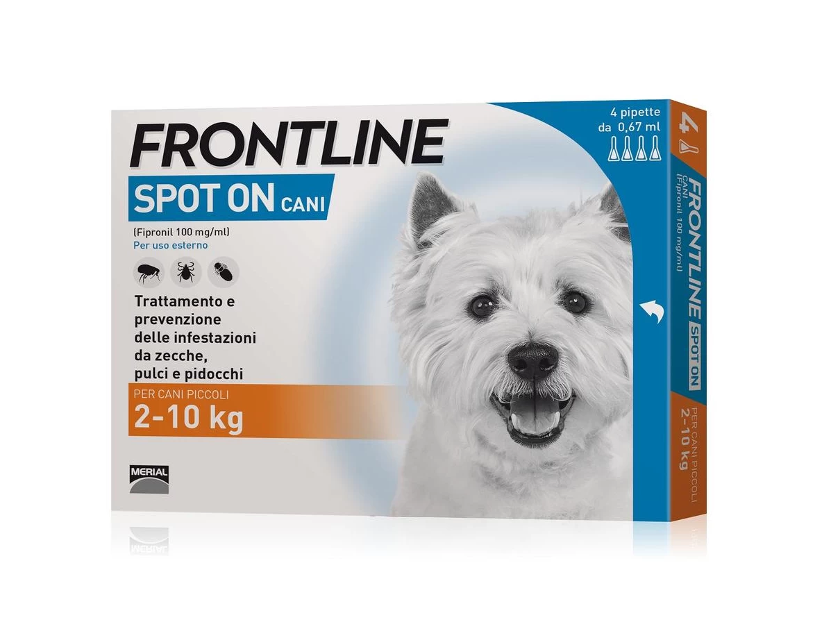 Frontline Spot On 4 Pipette 0,67 Ml Cani 2 - 10 Kg