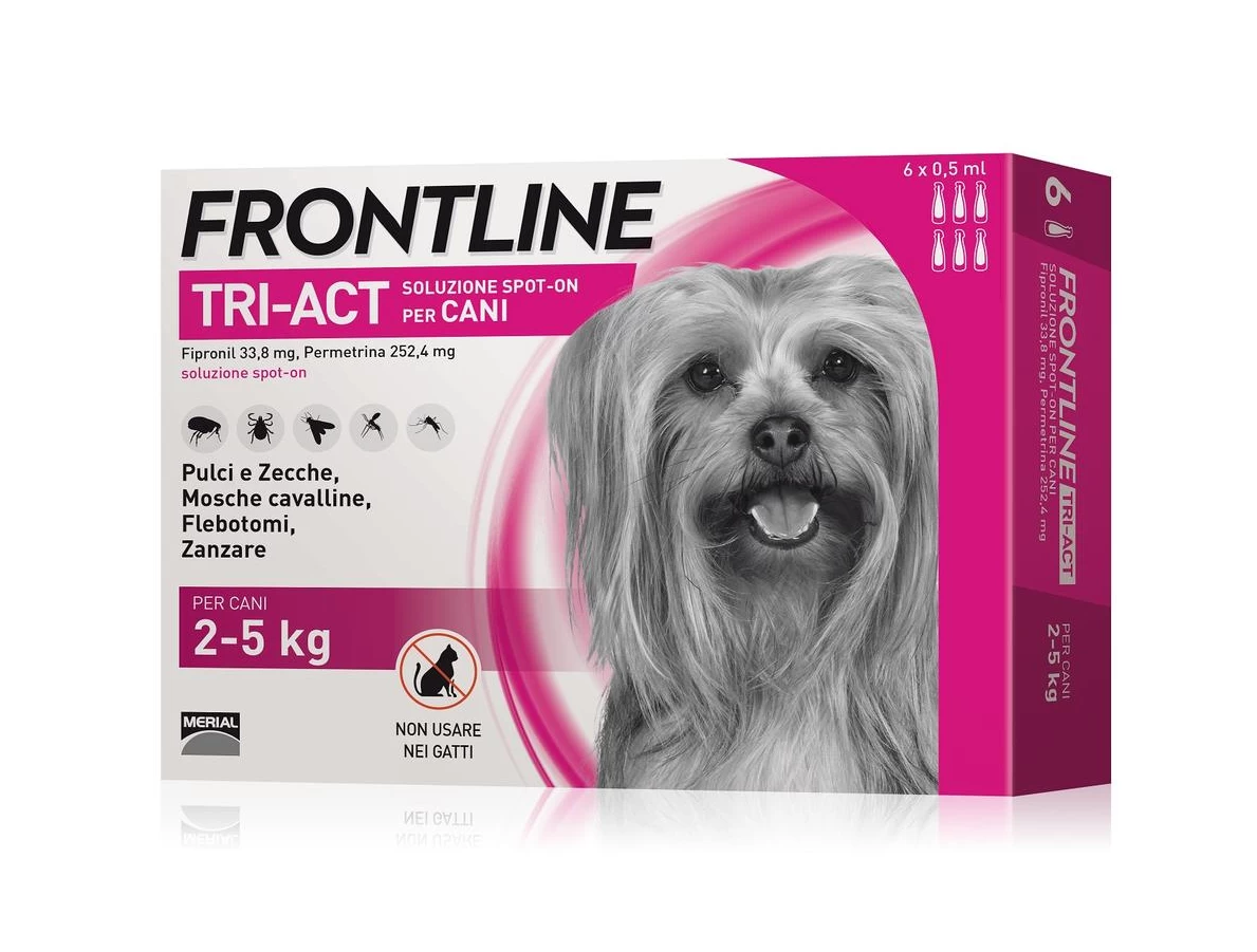 Frontline Tri-act 6 Pipette 0,5 Ml 2-5 Kg