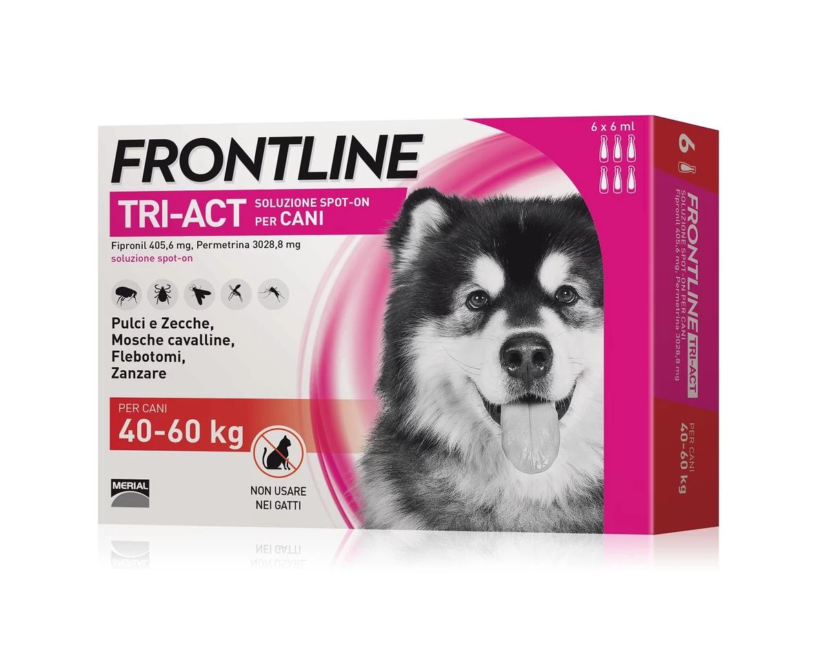 Frontline Tri-act 6 Pipette 6 Ml 40-60 Kg