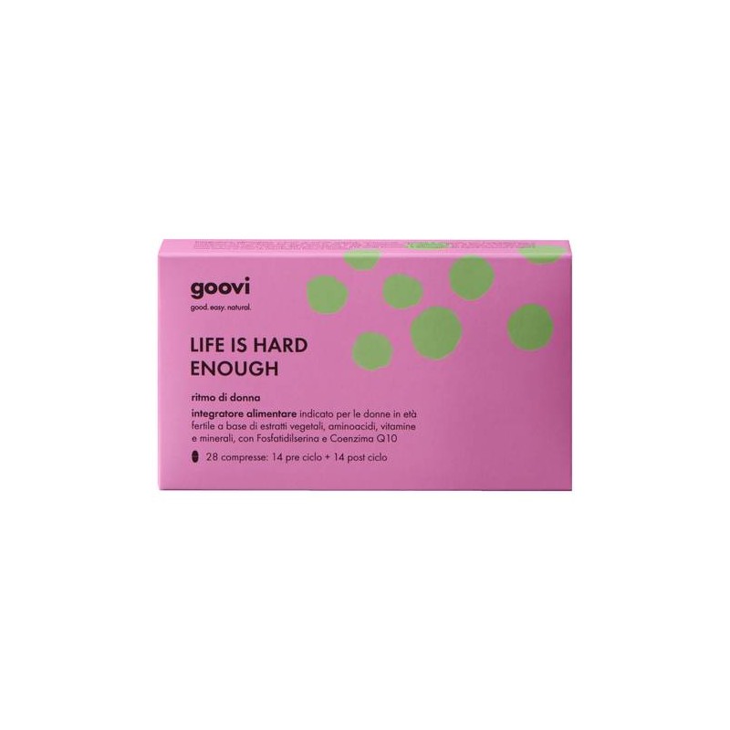 Goovi Life Is Hard Enough Integratore Fertilità 28 Compresse