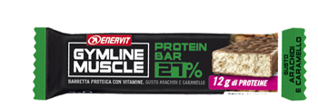Gymline Muscle Protein Bar Gusto Arachidi E Caramello 1 Barretta