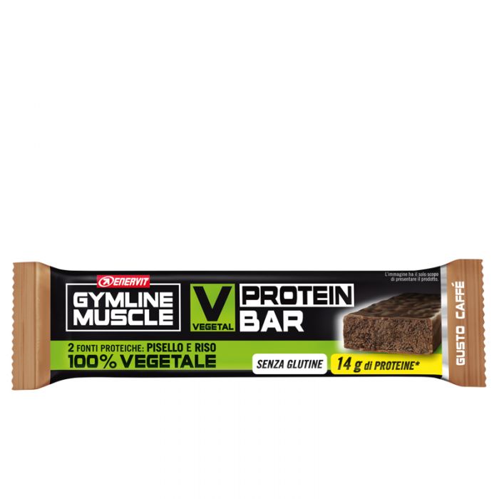 Gymline Muscle Vegetal Protein Gusto Caffe' 1 Barretta