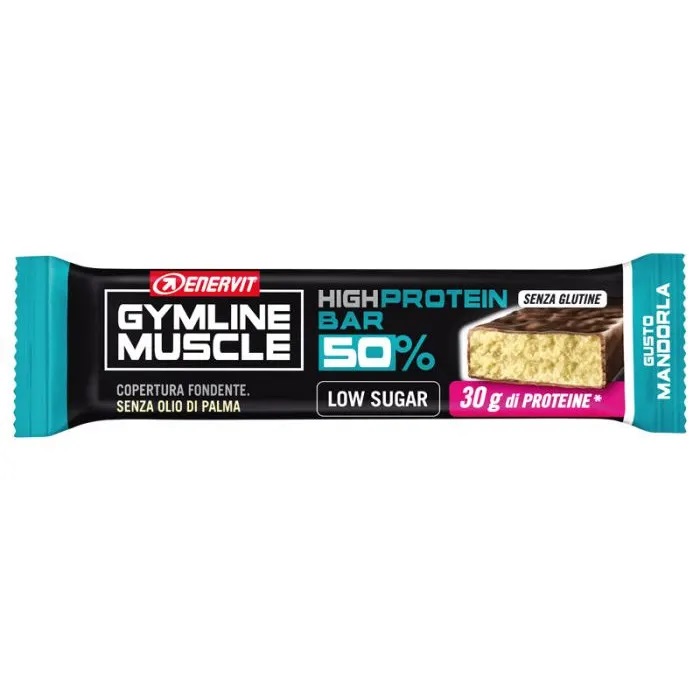 Enervit Gymline Muscle Barretta Mandorla 50% 1 Pezzo