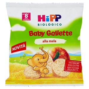 Hipp Bio Baby Gallette Di Riso Alla Mela