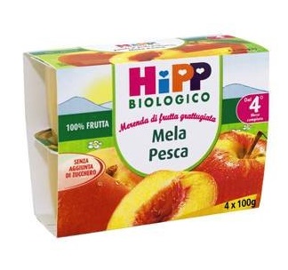 Hipp Bio Frutta Grattugiata Mela E Pesca