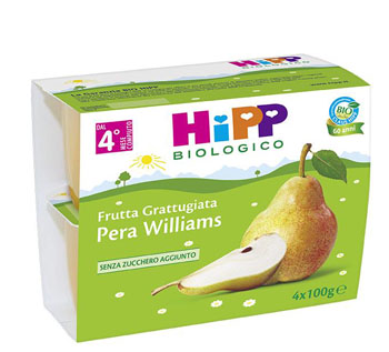 Hipp Bio Frutta Grattugiata Pera Williams