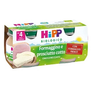 Hipp Bio Omogeneizzato Formaggino E Prosciutto 