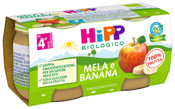 Hipp Bio Omogeneizzato Mela E Banana
