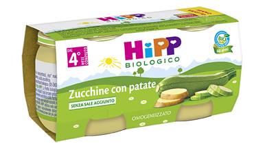 Hipp Bio Omogeneizzato Zucchine Con Patate