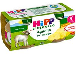 Hipp Bio Omogeneizzato Agnello 2x80 G