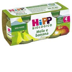 Hipp Bio Omogeneizzato Mela-banana 2 X 80 G