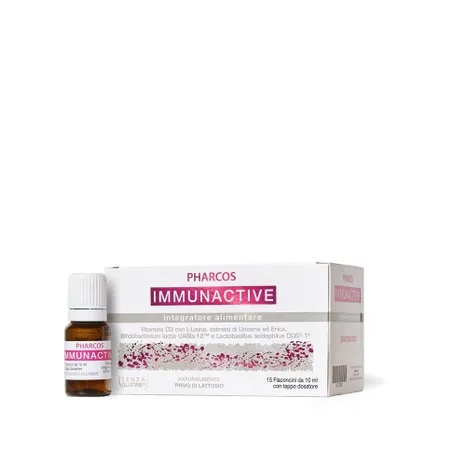 Immunactive Pharcos Integratore Alimentare 15 Flaconi