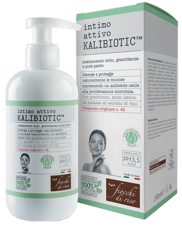 Fiocchi Di Riso Intimo Attivo Kalibiotic Ph 3.5 240 Ml