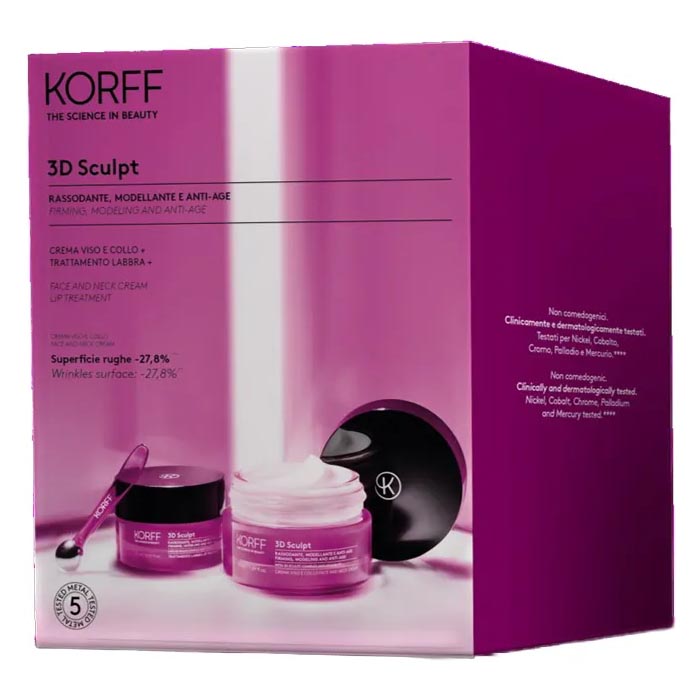 Korff 3d Sculpt Crema Viso E Labbra Cofanetto Antiage