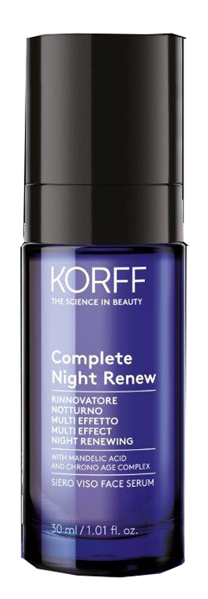 Korff Complete Night Renew Siero Viso Trattamento Antiage 30 Ml