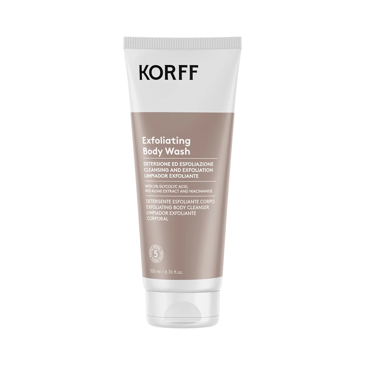 Korff Exfoliating Body Wash 200 Ml